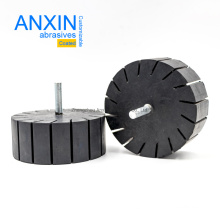 Rubber Tension Roller Tight Sanding Drum Slotted / Unslotted